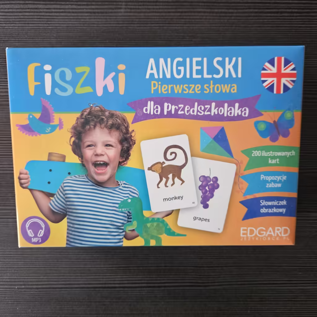 Fiszki z angielskiego dla przedszkolaka wyd. Edgard