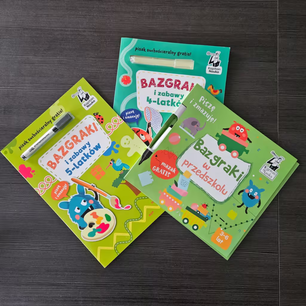 Bazgraki Kapitan Nauka jak zająć dziecko?