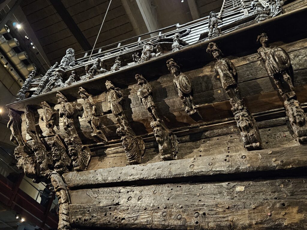 Muzeum Vasa - detale na statku